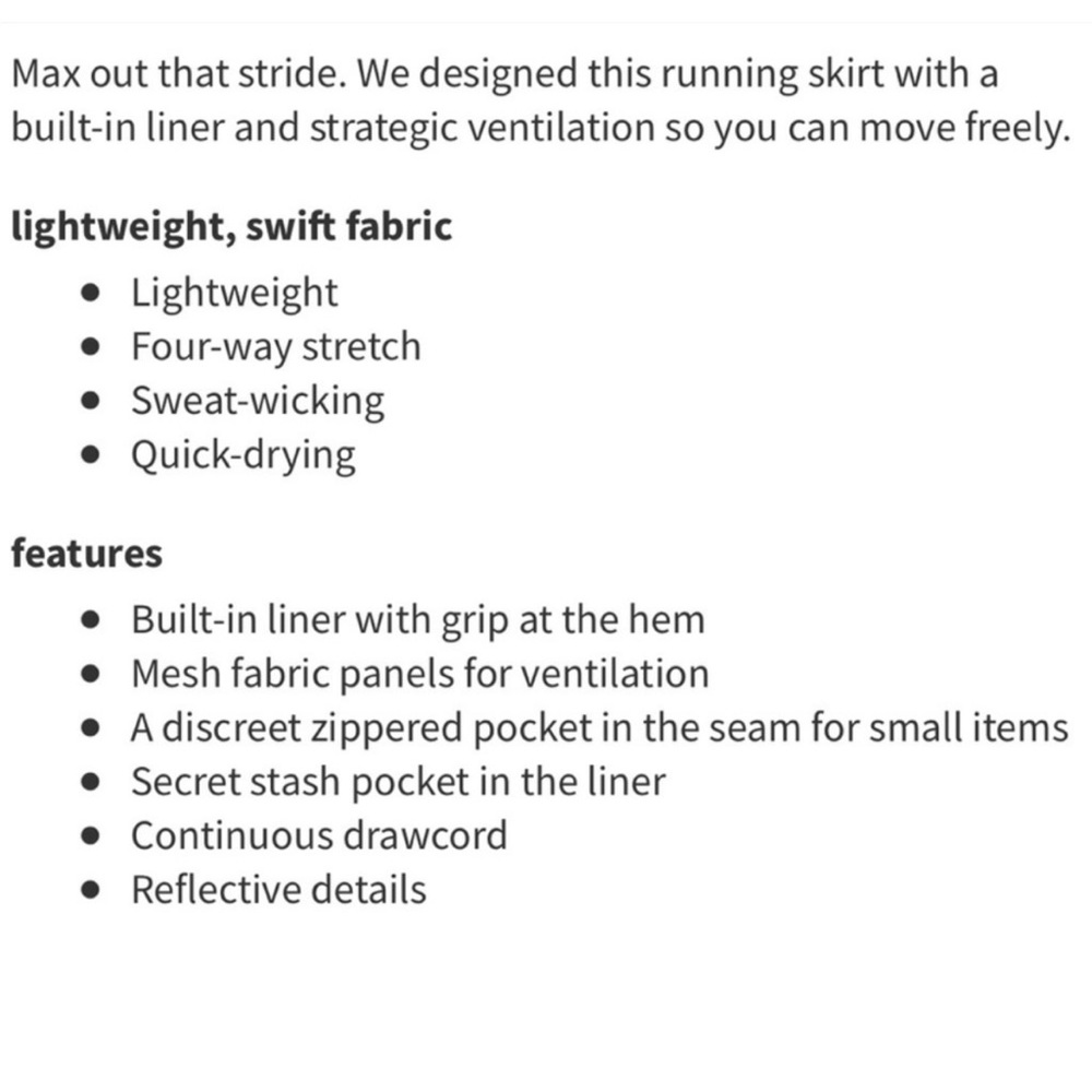 Lululemon Long Hotty hot skort skirt black 8 - Picture 6 of 6